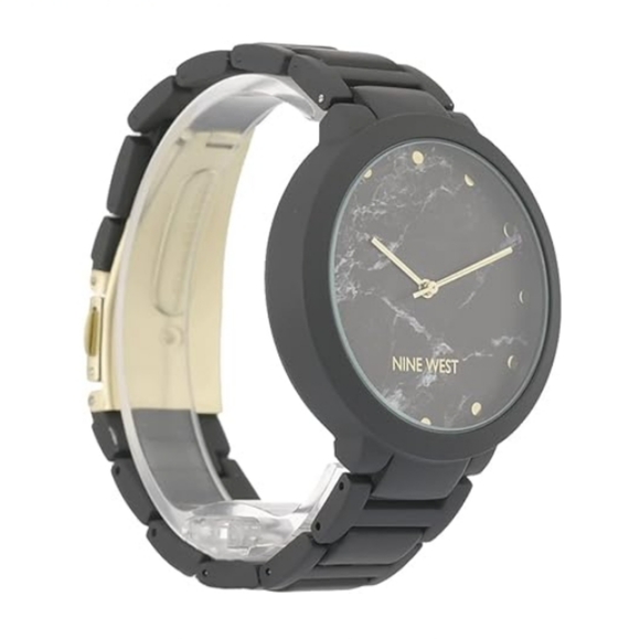 Women's Rubberized Bracelet Watch Black - Picture 2 of 8